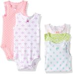 Carter's 5 Pack Bodysuits, Prints, New Born