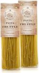 Morelli Italian Pasta Truffle Linguine - Gourmet Pasta - Handmade in Small Batches - Imported from Italy - Durum Wheat Semolina Pasta - 8.8 Ounce / 250g (2 Pack)