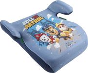 Paw Patrol Baby Safety Baby Booster Seat Height 126 to 150 cm with Chase, Rubble and Marshall Dog Graphics on Blue Background, Car Backrest, Child Seat