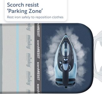 Minky Large Ironing Board – Sturdy Folding Laundry Table