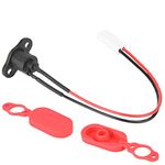 KIMISS Electric Scooter Charger Port Aovo Pro Charging Port Silica Gel Silicone Sleeve Charging Port With Waterproof Cover For M365 Electric Scooter Sory