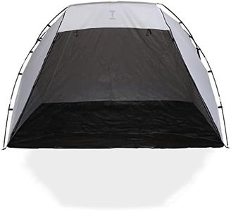TODOKI Large Spray Paint Tent - Indoor & Outdoor Paint Booth Shelter for Large DIY Painting Projects, with Built-in Floor & Mesh Screen Contain Overspray - with 4 Painter’s Pyramids and 1 Storage Bag