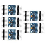 AITRIP 5 Pcs GY-521 MPU-6050 MPU6050 Module,6 DOF MPU-6050 3 Axis Accelerometer Gyroscope Sensor Module 16Bit AD Converter Data Output IIC I2C DIY Kit for Arduino