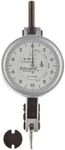 TESA Brown & Sharpe 74.111366 Interapid 312 Dial Test Indicator, White Dial, Horizontal Type, M1.7 x 4 Thread, 0-40-0 Reading, 37.5mm Dial Dia, 0mm-1.6mm Range, 0.01mm Gradu, +/-0.01mm Accu