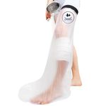 SEALCUFF Waterproof Plaster Cast Cover - Reusable Adult Leg Cover for Shower Ankle and Foot, Waterproof Bandage Protector, Watertight Dressing Protection for Leg, Knee, Ankle, Foot, Toe