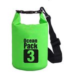 Bellveen Newest Beach Bags Swimming Necessity PVC Waterproof Dry Bag 2-20L Capacity Ocean Pack Sack Canoe Floating Boating Camping - 3 Liter (Multicolor)