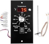 Digital Thermostat Pro Controller Compatible with Traeger Wood Pellet Grills, Traeger Grill Replacement Parts Upgrade Control Board Panel Temperature Thermometer, with RTD Probe Sensor