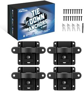 Forccord Custom Fit for Tie Down Anchors Ford F150 F250 F350 & Raptor 2015-2022 2023 Truck Bed Tie Downs Replace# FL3Z-99000A64-B FL3Z-9928408-AB Bed Tie Downs for Truck-4 Pack