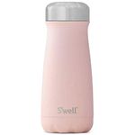 S'well Stainless Steel Traveler - 470ml - Pink Topaz - Triple-Layered Vacuum- Insulated Travel Mug Keeps Coffee, Tea and Drinks Cold for 24 Hours and Hot for 12 - BPA-Free Water Bottle