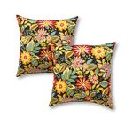 Greendale Home Fashions 17" Outdoor Accent Pillows, Set of Two, Jungle