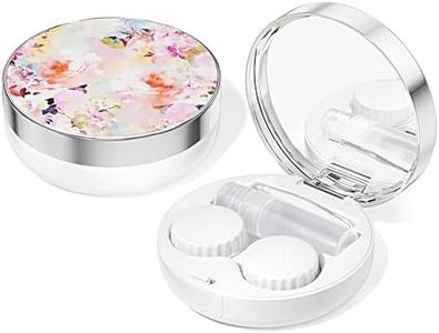 Contact Lens Case/Contact Case, Travel Contact Lens Case Cute Contact Case and Solution Perfect for Daily Travel Outdoor
