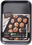 Baker's Secret Nonstick Small Size Cookie Sheet 13" x 9", Carbon Steel Small Size Cookie Tray 2 Layers Food-Grade Coating, Non-stick Cookie Sheet, Bakeware Baking Accessories - Advanced Collection