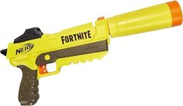 Nerf Fortnite - SP-L Blaster - Yellow with Detachable Barrel and 6 Official Fortnite Elite Darts - Epic Games Fortnite - Toys for Kids - E6717 - Ages 8+