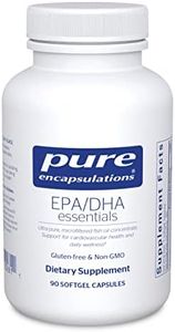 Pure Encapsulations EPA/DHA Essentials - Fish Oil Concentrate Supplement to Support Cardiovascular Health - Premium EPA & DHA Supplement with Omega 3-90 Softgel Capsules