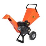 EFCUT Wood Chipper Shredder Mulcher 7HP Gas Powered Heavy Duty Compact Design 3" Inch Max Capacity (R0)