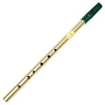 Feadog Brass D Irish Tin Penny Whistle Traditional Musical Woodwind Instrument