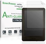 amFilm Anti-Glare/Anti-Fingerprint (Matte) Premium Screen Protector Compatible with Kindle, Kindle Paperwhite, Kindle Paperwhite 3 and Kindle Touch (2-Pack) [Lifetime Warranty]