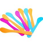 24 Pieces Stir Sticks Kit Reusable Plastic Stirring Sticks Mask Mixing Spatula Applicator for Mixing Smear Mask Cosmetic Epoxy Resin Paint (Random Color)