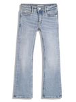 Calvin Klein Blue Cotton Washed Regular Fit Girls Jeans (Size- 14) - IG018881AA