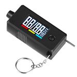 CZC AUTO Digital Tyre Pressure Gauge Tyre Tread Depth Gauge 2 in 1 Accurate Checker with Large Backlight LCD Display & Key Ring for Car Truck Bike Motorcycle, up to 100 PSI & 15mm