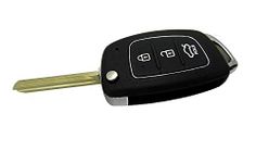 Screen Aftermarket Modified Flip Key Replacement Shell Fit for New I20 3 Button Flip Key