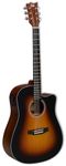 ESP LTD LXAD100 Electro Acoustic Guitar (Solid Top Guitar) With Mexa Guitar Bag.