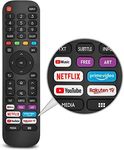 Universal Replacement for Hisense-VIDAA-TV-Remote, New Upgraded Infrared Hisense Remote Control EN2G30H/EN2A30,with Netflix, Prime Video, YouTube, Rakuten TV Buttons