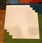 CRAFTWAFT Sunboard Sheet/Foam Board Sheet Used for Craft, DIY, schoool and archiProjects Mounting, Casting Patterns, Aero-Modelling, Architectural Models Securely Packed (Pack of 4)(4MM, 24X24 INCH)