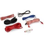 Electronic-Star Car Wiring Kit - Car Hifi Cable (Generous Lenght, Gold-Plated Connectors, Complete Kit)