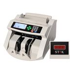 SToK (ST-MVC01) Semi Value Counting Machine with UV/MG Counterfeit Notes Detection Plus External Display (1 Year Offsite Warranty)