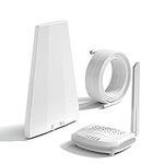 Cell Phone Booster for House Cottage on band13/12/17/5/4/2/25 5G 4G LTE - Compatible with All Canadian Carriers - High Gain Antenna Cell Phone Signal Booster Supports Up to 1,500 sq ft | ISED Approved