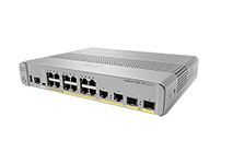 Cisco Catalyst 3560CX-12PD-S Network Switch, 12 Gigabit Ethernet Ports, 12 PoE+ Outputs, 240W PoE Budget, two 10G SFP+ and two 1G Copper Uplinks, Enhanced Limited (WS-C3560CX-12PD-S)