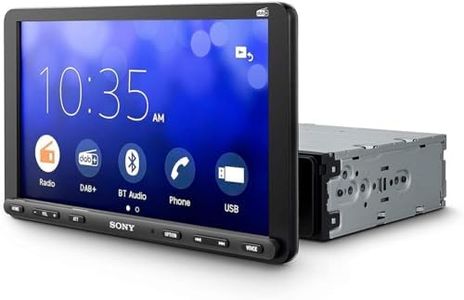 Sony XAV-AX8050D 9 Zoll großes Display DAB AV Receiver mit Apple CarPlay, Android Auto & Weblink 2.0 Kompatibilität, schwarz