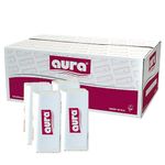 Aura C Fold Paper Hand Towels for Dispenser, 2 Ply White Virgin Pulp, 2244 Sheets Extra Absorbent Hand Tissues