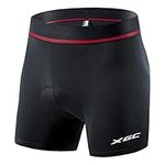 Men's Quick Dry Cycling Underwear With High-Density High-Elasticity And Highly Breathable 4D Gel Padded (Black, XL)