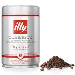 Illy Regular Coffee Beans, 250 Gram, Can, Vegetarian