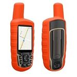 kwmobile Case Compatible with Garmin GPSMAP 65/62 / 62S / 62SC - GPS Handset Navigation System Soft Silicone Skin Protective Cover - Orange