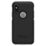 OtterBox iPhone Xs AND iPhone X Commuter Series Case - BLACK, slim & tough, pocket-friendly, with port protection