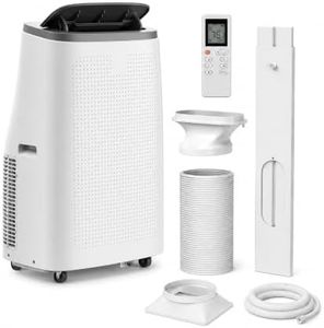 14,000 BTU Portable Air Conditioners, Cools Large Room Up to 700 Sq.Ft, 4-in-1 AC Unit with Dehumidifier & Fan, Remote Control, Quiet Sleep Mode, Energy Efficient for Home Office Garage