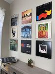 3D Lasers Lab Minimalist Vinyl Record Album Wall Mount Display- 6 Pack | No Wall Damage so Perfect for Apartments, Dorms, & Office | Your Favorite Holder for Your 7-12 inch LPs… (Black, 6-Record)