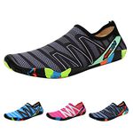 Padgene Barefoot Skin Water Shoes Socks, Men Women Quick Dry Water Sport Shoes, Unisex Aqua Shoes for Swim Yoga Beach Running Snorkeling Swimming Surf Scuba Diving Black