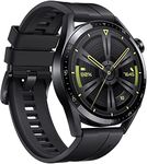 Huawei Watch GT 3 Smartwatch - 1.43" AMOLED Display, 14-Day Battery Life, All-Day SpO2 Monitoring, 5 ATM Water Resistant, GPS, AI Running Coach, Bluetooth Calling, and 100+ Sports Modes - Black