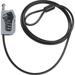 ABUS 52523 Cable lock, black, 200 cm