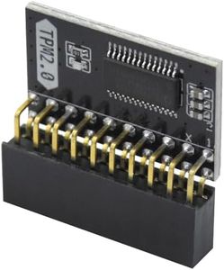 EAJONC TPM 2.0 Security Module for GIGABYTE & ASUS Motherboards, 20-Pin LPC Interface (2.54mm Pitch), Windows 11 Upgrade & BitLocker Compatible, High-Performance Security Chip