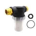 LOVHO Sediment Filter Attachment Garden Hose Pressure Washer Outdoor Gardening Inlet Water (40 Mesh Screen)