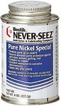 Never-Seez NSBT-8N Silver Pure Nickel Special Anti-Seize Compound -297 Degree F Lower Temperature Rating to 2400 Degree F Upper Temperature Rating 8 fl. oz. Brush Top Can