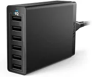 Anker 60W 6-Port USB Wall Charger, 