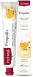 Red Seal Propolis Herbal & Mineral Natural Toothpaste - Fluoride Free, Organic Toothpaste, NATRUE Certified Natural - Natural Gum Health and Oral Hygiene, Prevents Plaque, Vegan, Cruelty-Free, 3.53 oz