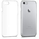 kwmobile Crystal Case Compatible with Apple iPhone SE (2022) / iPhone SE (2020) / iPhone 8 / iPhone 7 - Hard Durable Transparent Protective Cover - Transparent