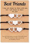 Tarsus 3 Best Friend Bracelets Matching Distance Bracelet Jewelry Gifts for BFF Women Girls Daughters Friendship